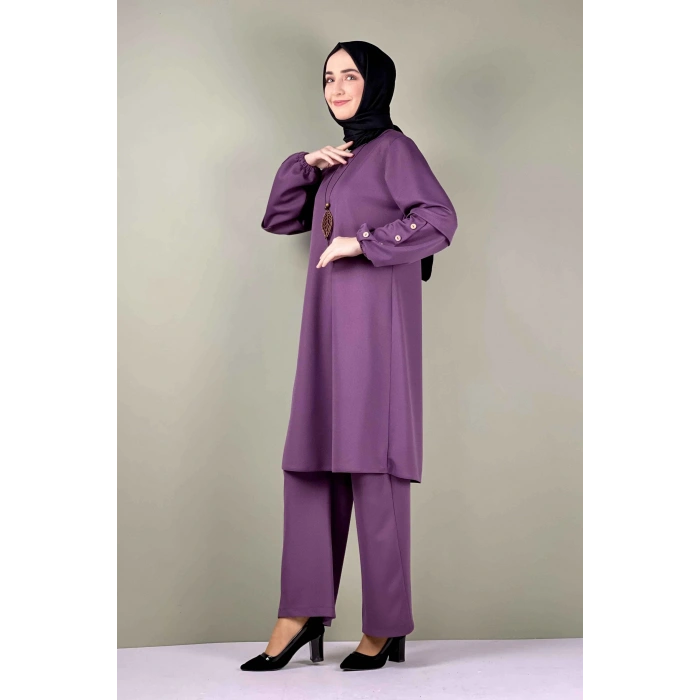Moda Çizgi Büyük Beden Tesettür Takım