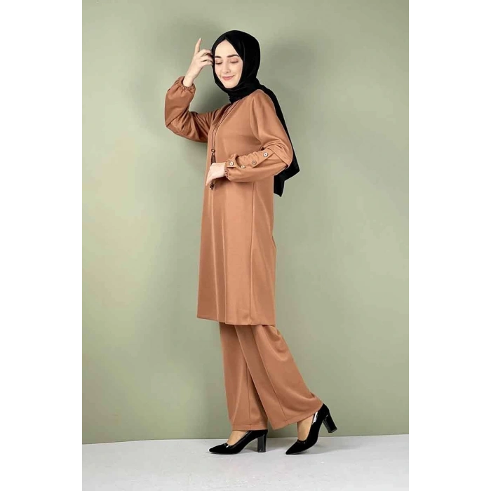 Moda Çizgi Büyük Beden Tesettür Takım