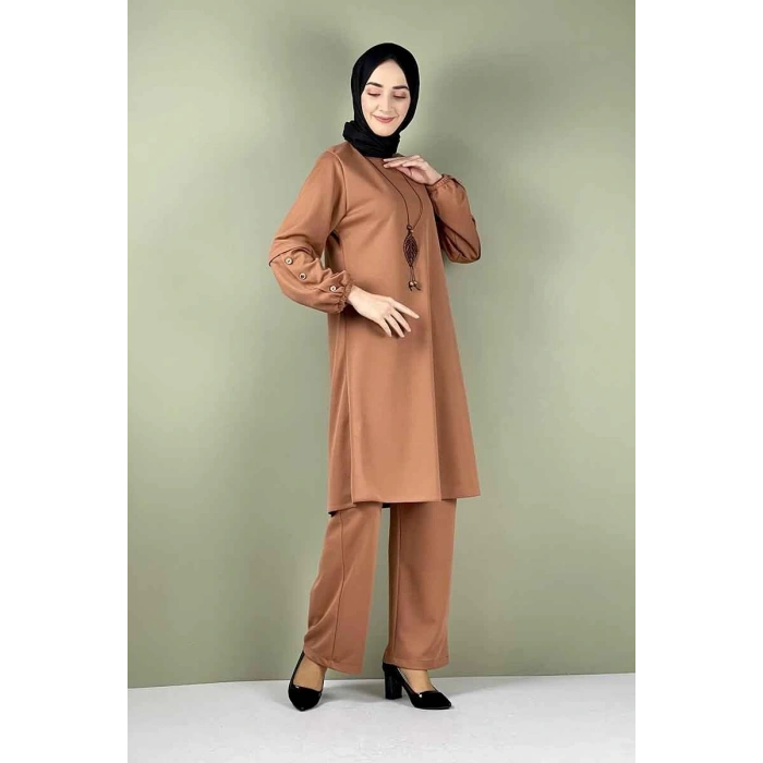 Moda Çizgi Büyük Beden Tesettür Takım