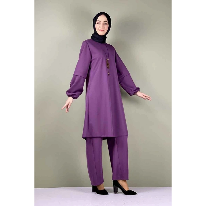 Moda Çizgi Büyük Beden Tesettür Takım