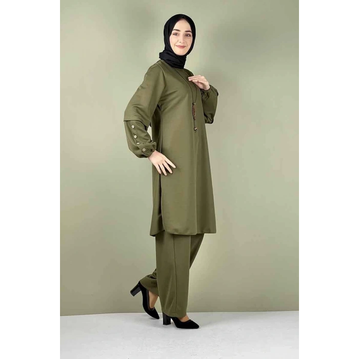 Moda Çizgi Büyük Beden Tesettür Takım