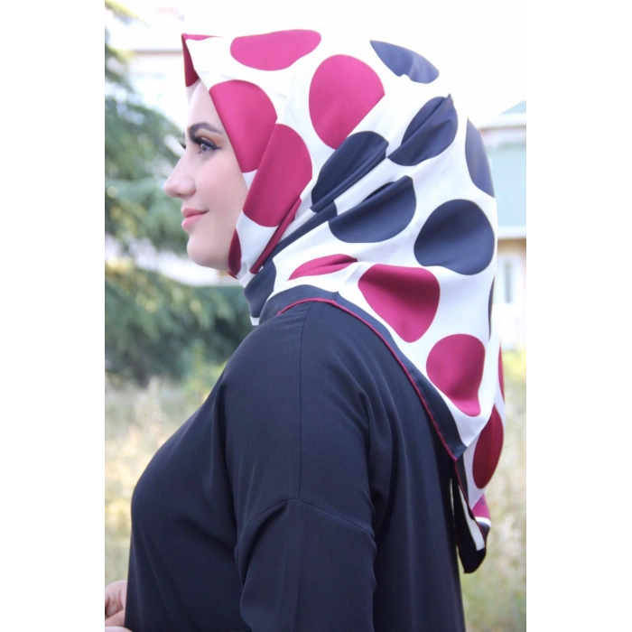 Moda Çizgi Desenli Eşarp