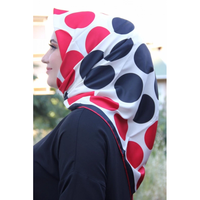 Moda Çizgi Desenli Eşarp