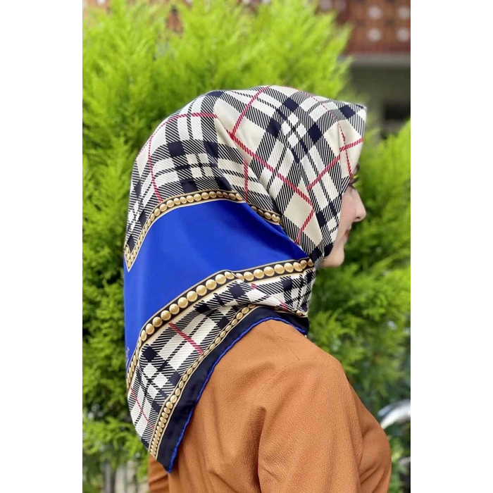 Moda Çizgi Desenli Eşarp