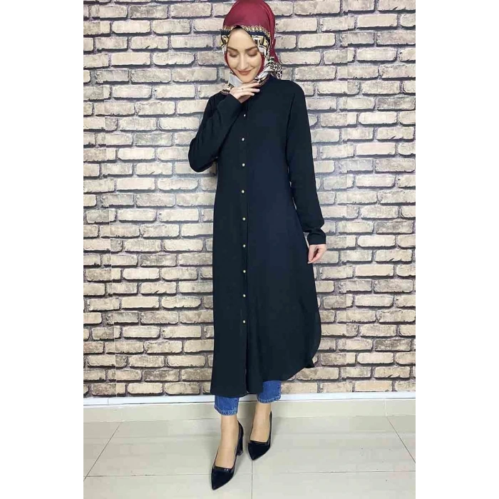 Moda Çizgi Desenli Tunik