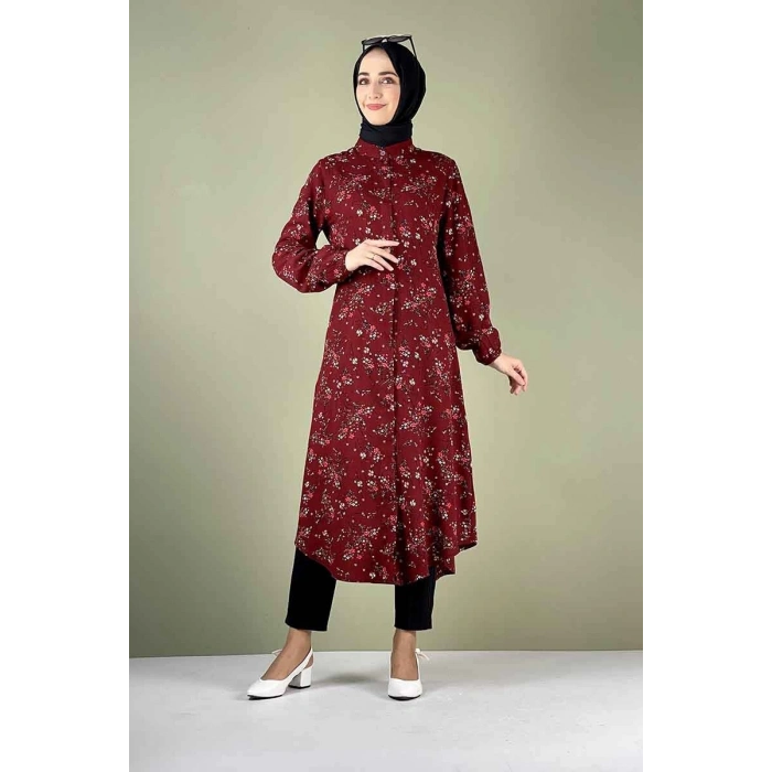 Moda Çizgi Desenli Tunik