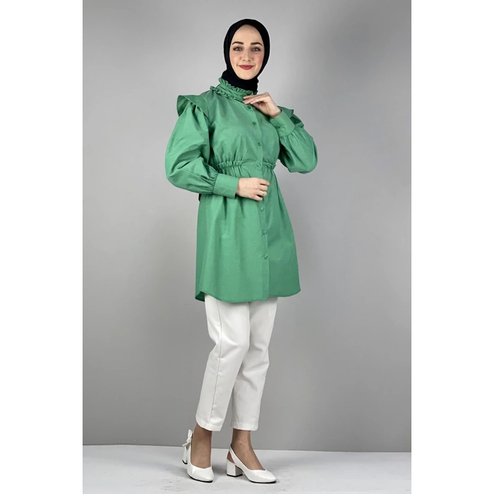 Moda Çizgi Desenli Tunik