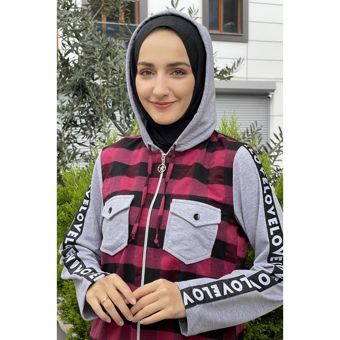 Moda Çizgi Desenli Tunik