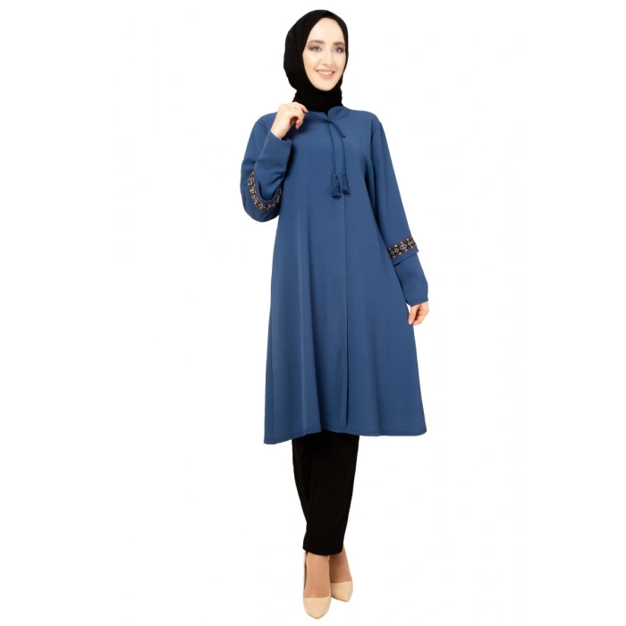 Moda Çizgi Desenli Tunik