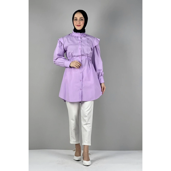 Moda Çizgi Desenli Tunik