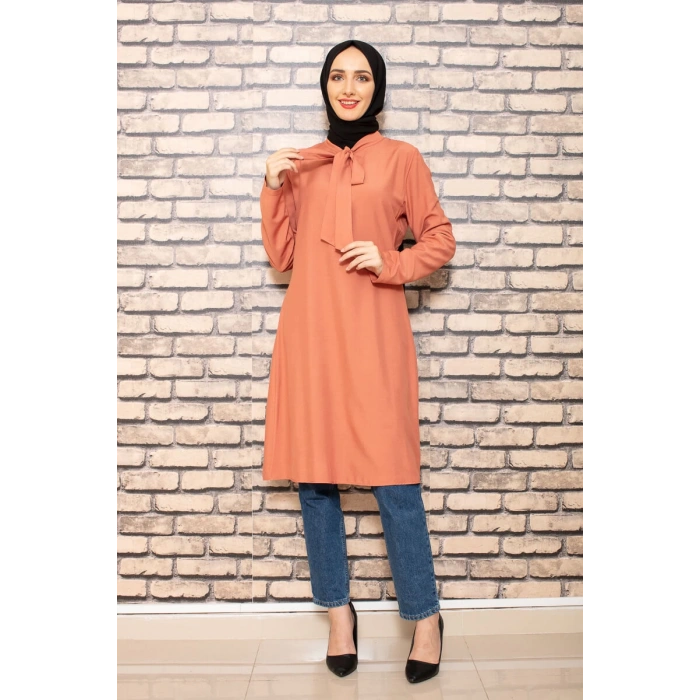 Moda Çizgi Desenli Tunik