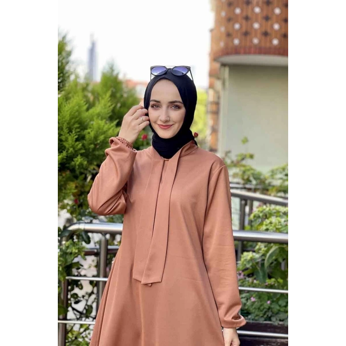 Moda Çizgi Desenli Tunik