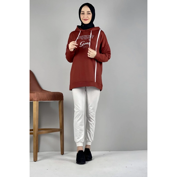 Moda Çizgi Desenli Tunik