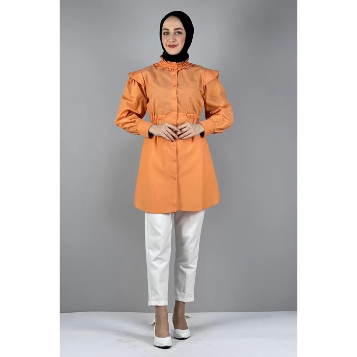 Moda Çizgi Desenli Tunik