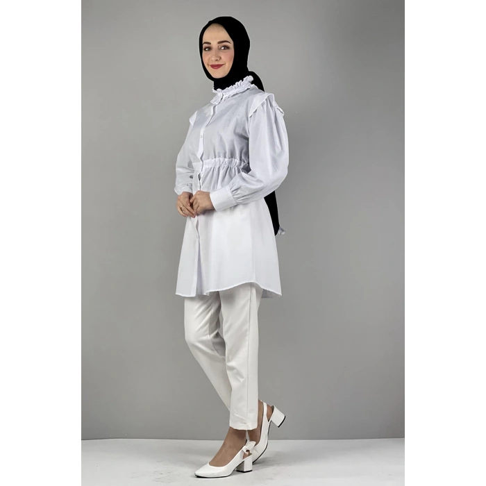 Moda Çizgi Desenli Tunik