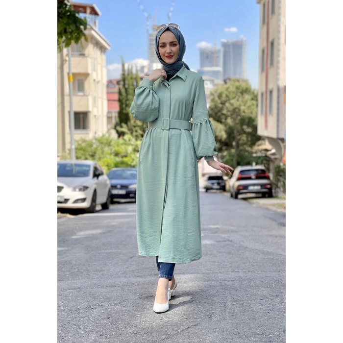 Moda Çizgi Desenli Tunik