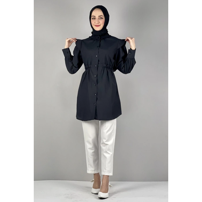 Moda Çizgi Desenli Tunik