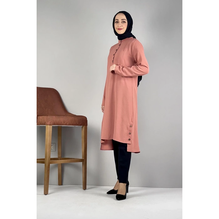 Moda Çizgi Desenli Tunik