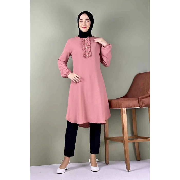 Moda Çizgi Desenli Tunik