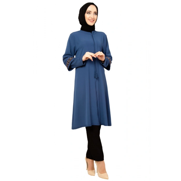 Moda Çizgi Desenli Tunik