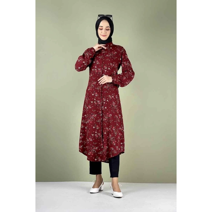 Moda Çizgi Desenli Tunik