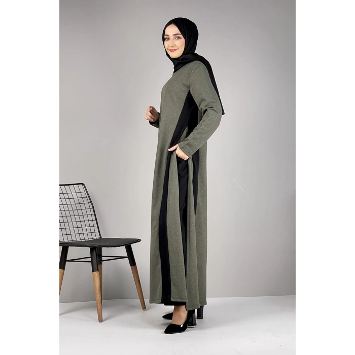 Moda Çizgi Desenli Tunik