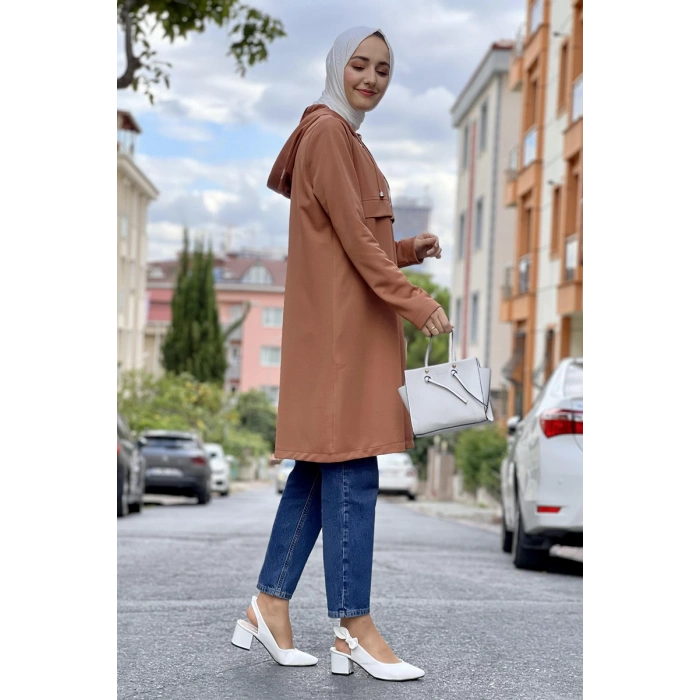 Moda Çizgi Desenli Tunik