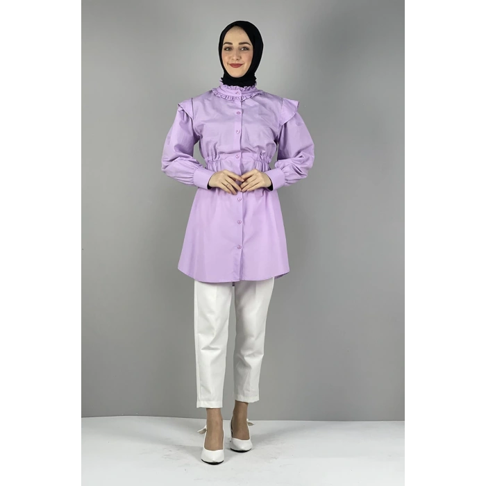 Moda Çizgi Desenli Tunik