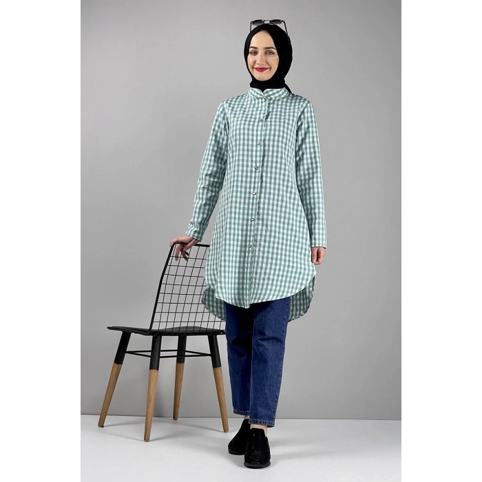 Moda Çizgi Desenli Tunik