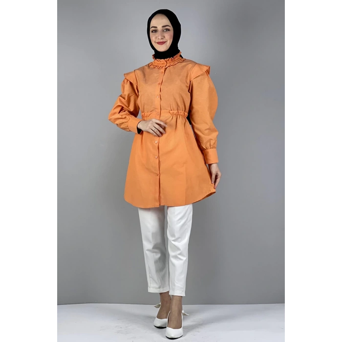 Moda Çizgi Desenli Tunik