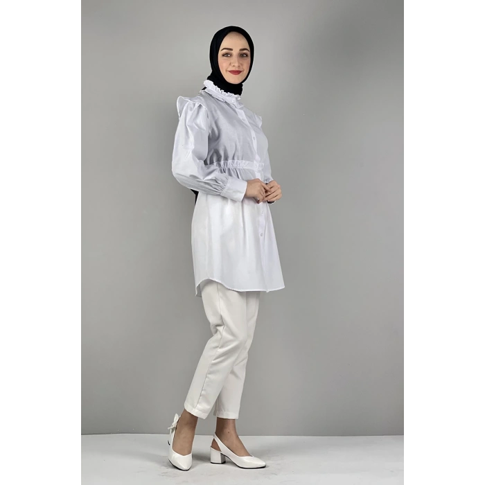 Moda Çizgi Desenli Tunik