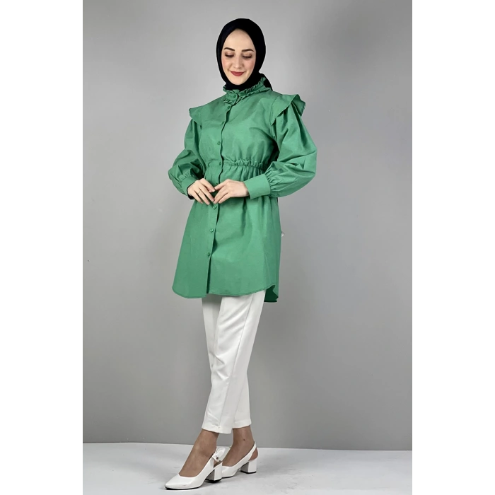 Moda Çizgi Desenli Tunik