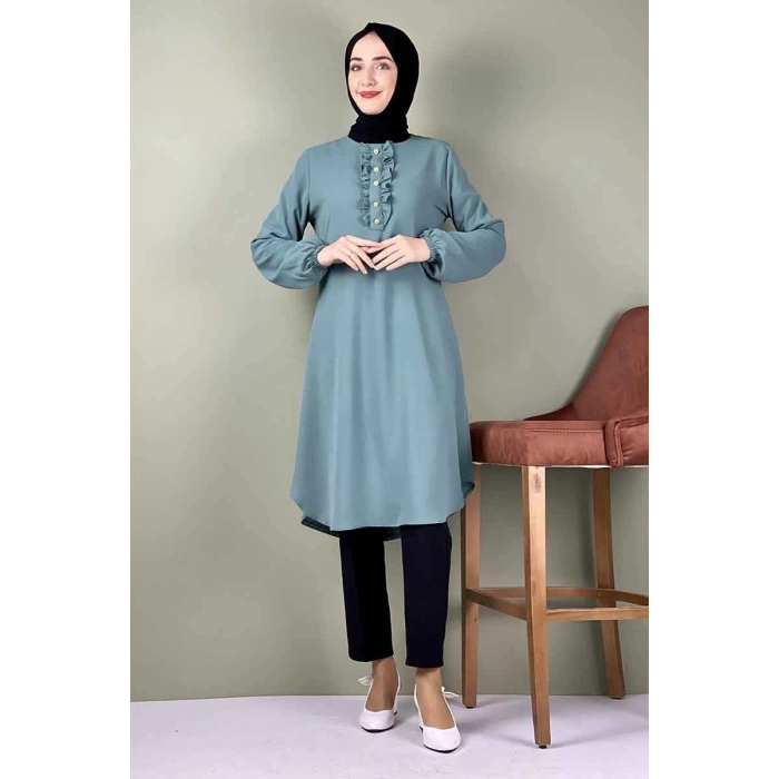 Moda Çizgi Desenli Tunik