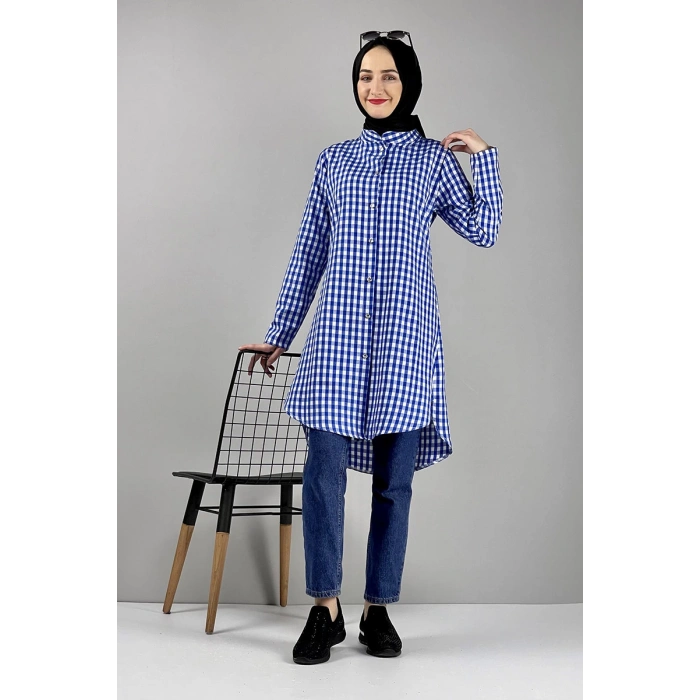 Moda Çizgi Desenli Tunik