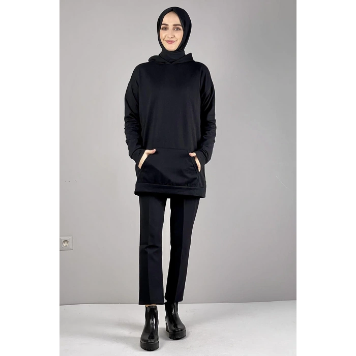 Moda Çizgi Desenli Tunik