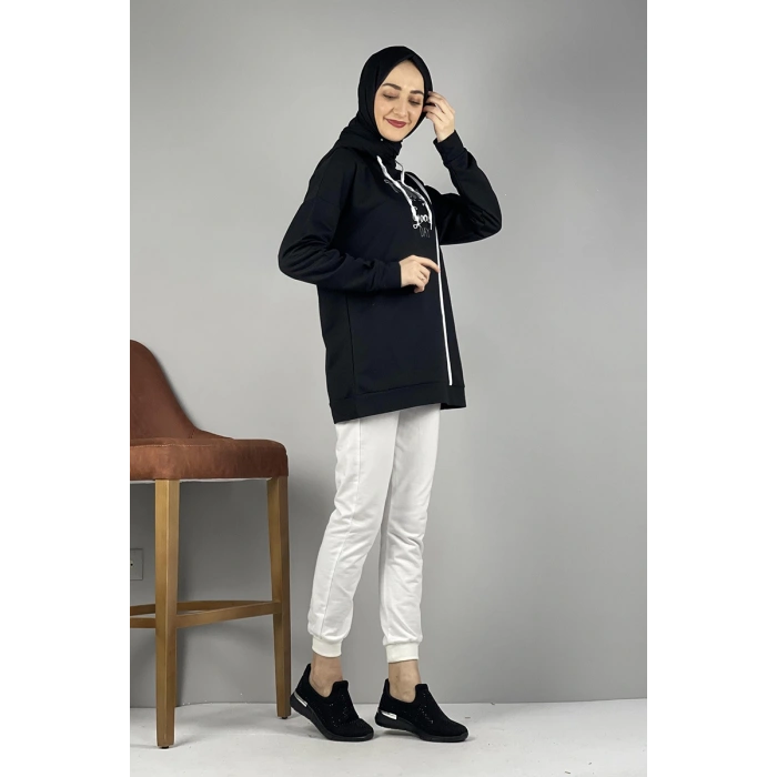 Moda Çizgi Desenli Tunik