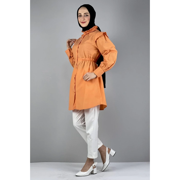 Moda Çizgi Desenli Tunik