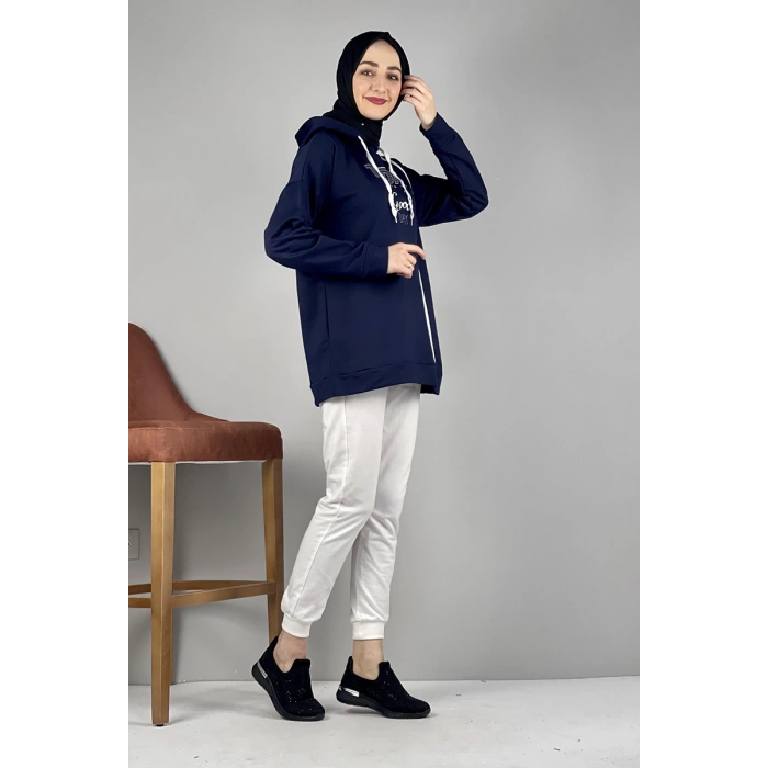 Moda Çizgi Desenli Tunik