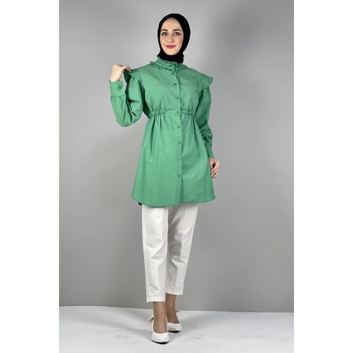 Moda Çizgi Desenli Tunik