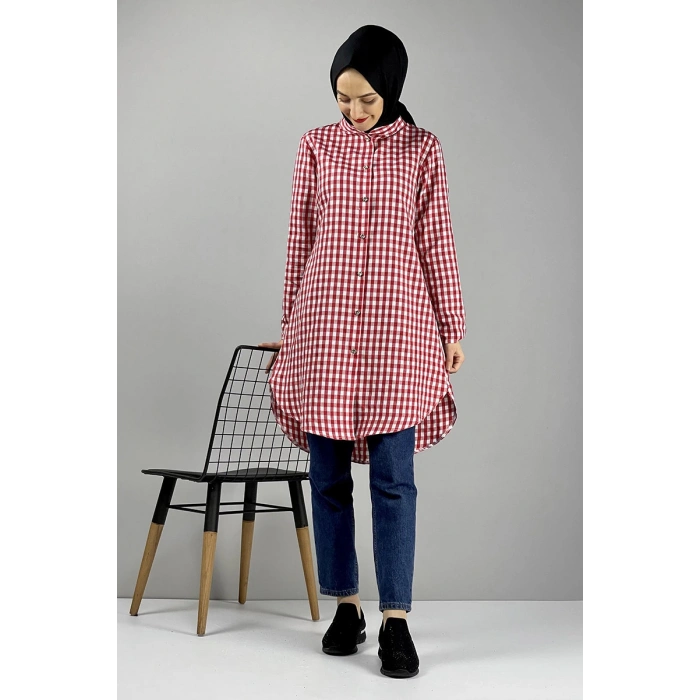 Moda Çizgi Desenli Tunik