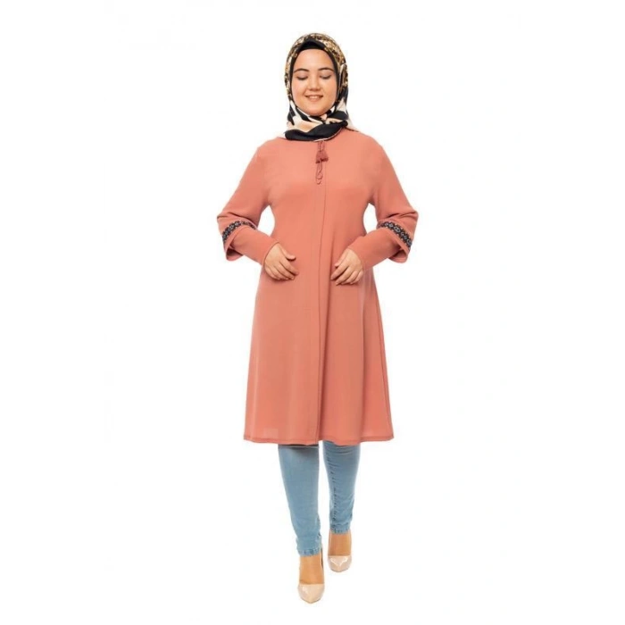 Moda Çizgi Desenli Tunik