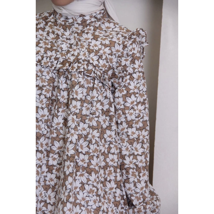 Moda Çizgi Desenli Tunik