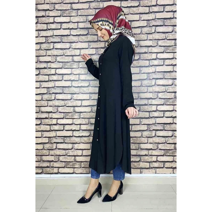 Moda Çizgi Desenli Tunik