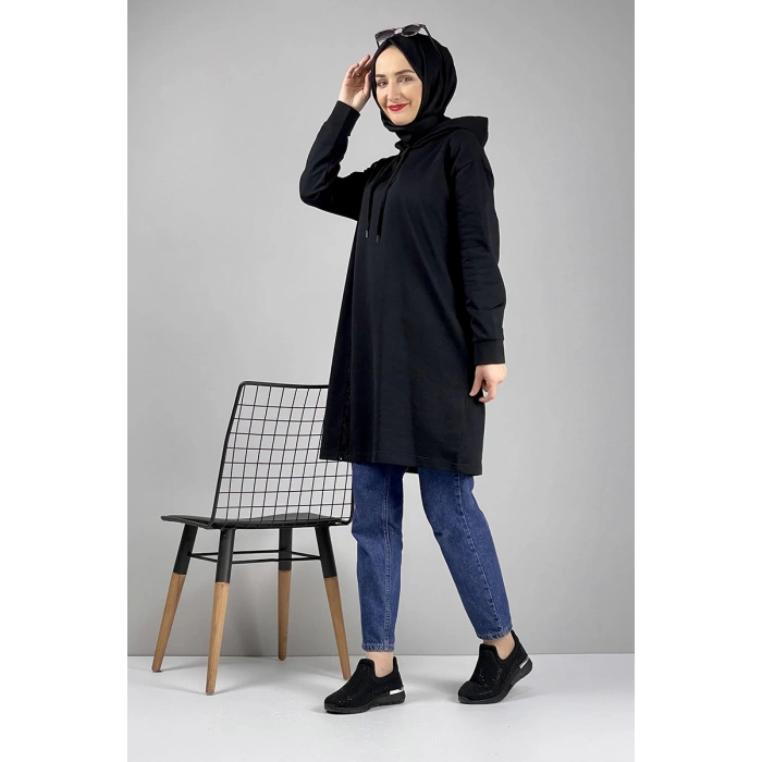 Moda Çizgi Desenli Tunik