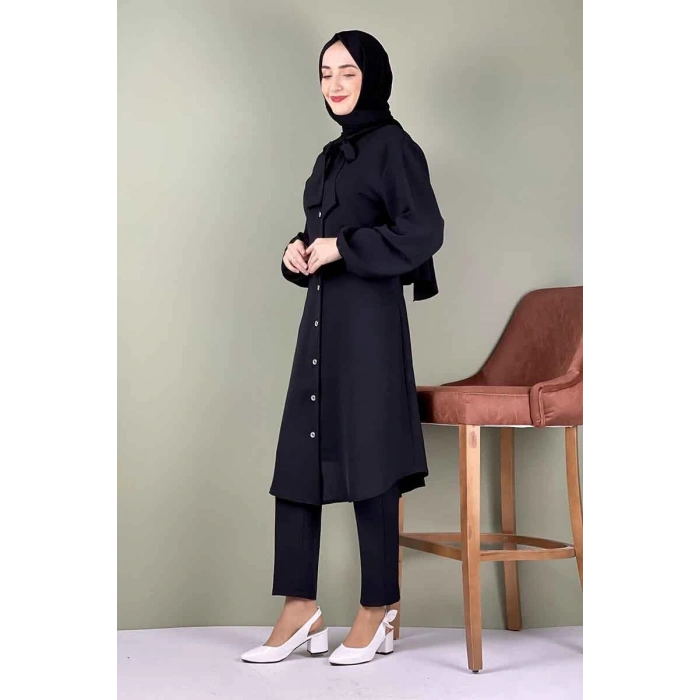 Moda Çizgi Desenli Tunik