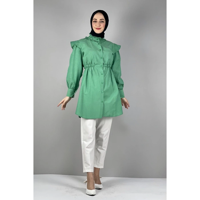 Moda Çizgi Desenli Tunik