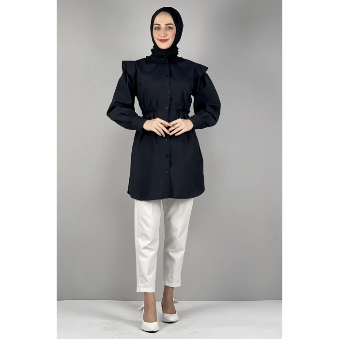 Moda Çizgi Desenli Tunik