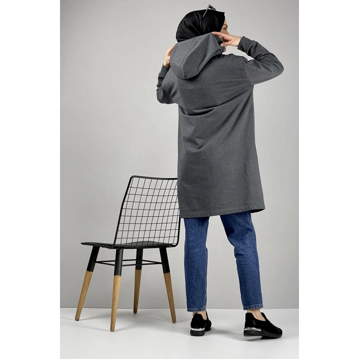 Moda Çizgi Desenli Tunik