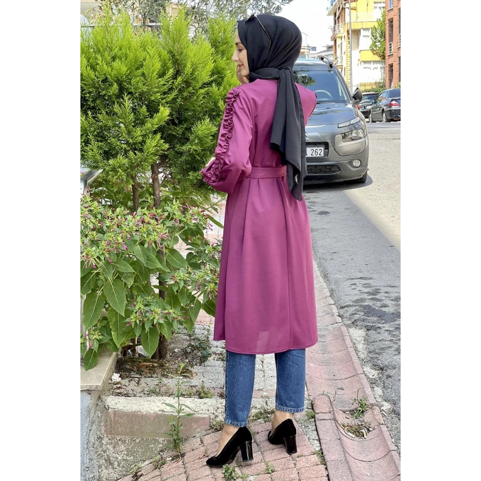 Moda Çizgi Desenli Tunik