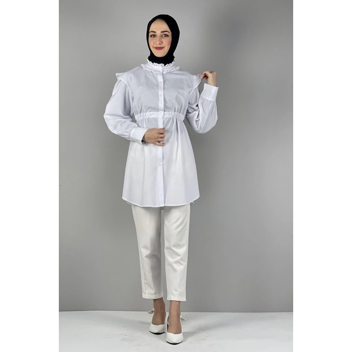 Moda Çizgi Desenli Tunik